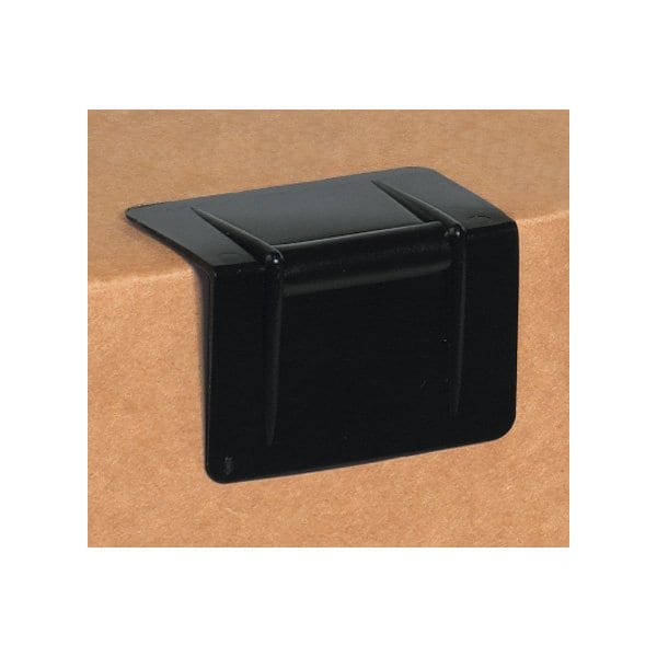 Bsc Preferred 2-1/2 x 1 3/4'' - Black Plastic Strap Guards, 1000PK BUY00020081 - main